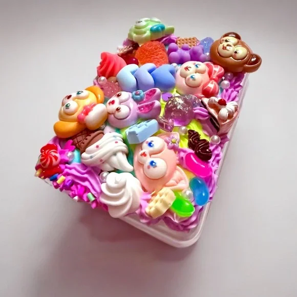 Decoden Junk Charm Box, Duffy The Disney Bear ShellieMae Handmade Kawaii Teddy - Picture 5 of 6